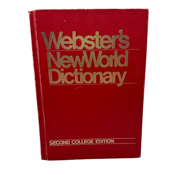 Websters New World Dictionary Second College Edition Hardcover 1984 English READ - Picture 1 of 7